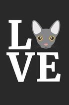 Sphynx Cat Notebook - I Love My Sphynx Cat Cute Sphynx Cat Lover Gift - Sphynx Cat Journal