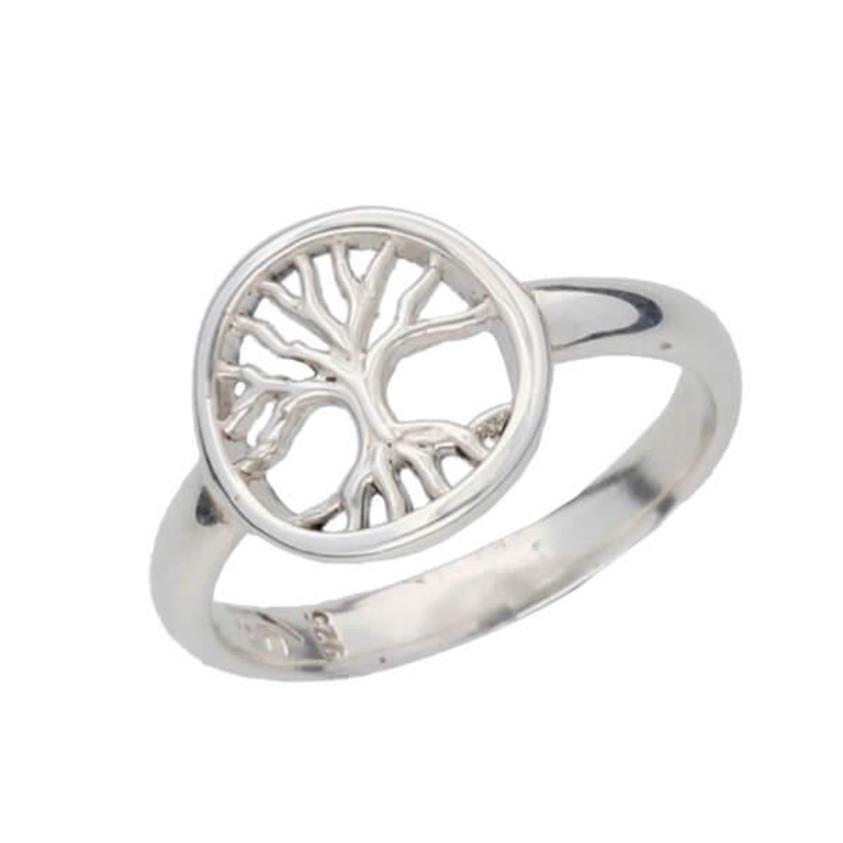 Tree of Life doorboorde ring maat 65 (SR949.65)