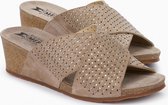 Mephisto Melodie spark - dames sandaal - Taupe - maat 35 (EU) 2.5 (UK)