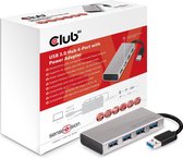 CLUB3D USB 3.0 Hub 4-Port met Power Adapter