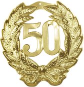 Boland Feestbord 50 Jaar 45 X 42 Cm Goud