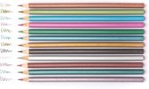 Potloden met metallic kleuren (12 stuks per verpakking) Hobby- en knutselmaterialen voor kinderen