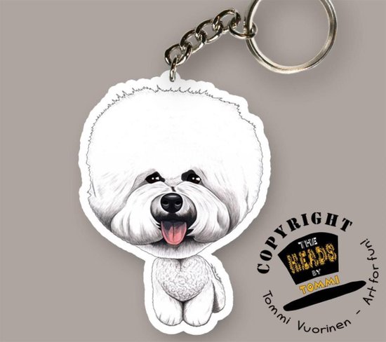 Sleutelhanger Hond Bichon Frise