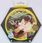 2x PlantPads 15 cm - Watervasthoudende biogel met plantenvoeding