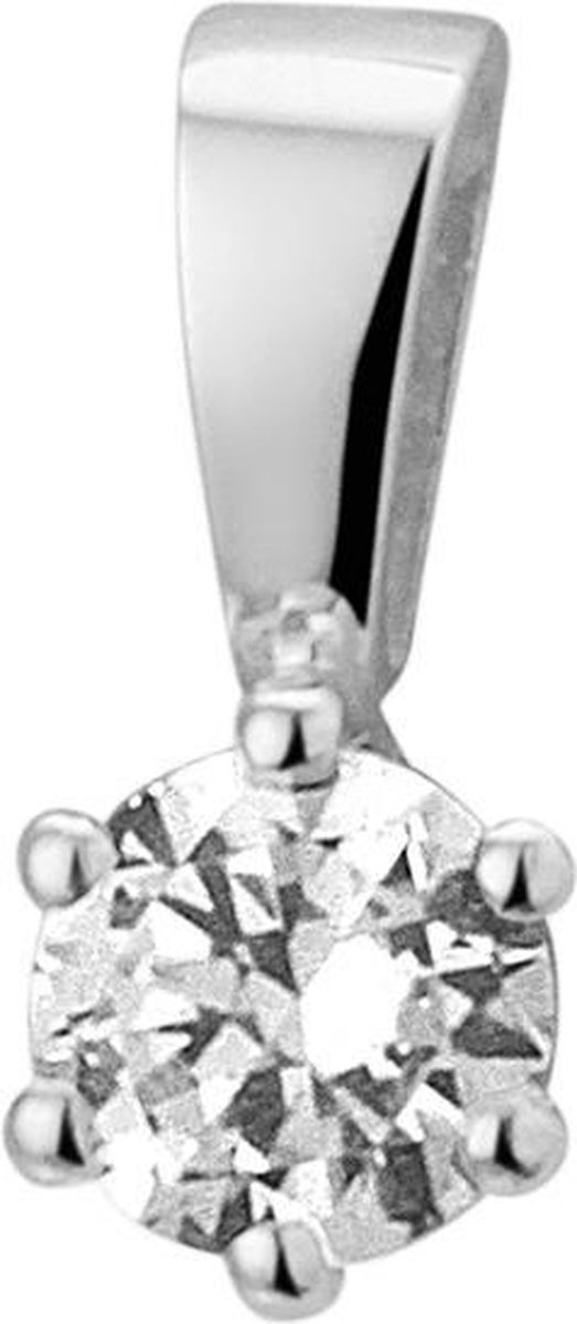 The Jewelry Collection Hanger Zirkonia 4,0 mm - Goud