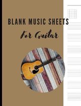 Blank Music Sheets for Guitar