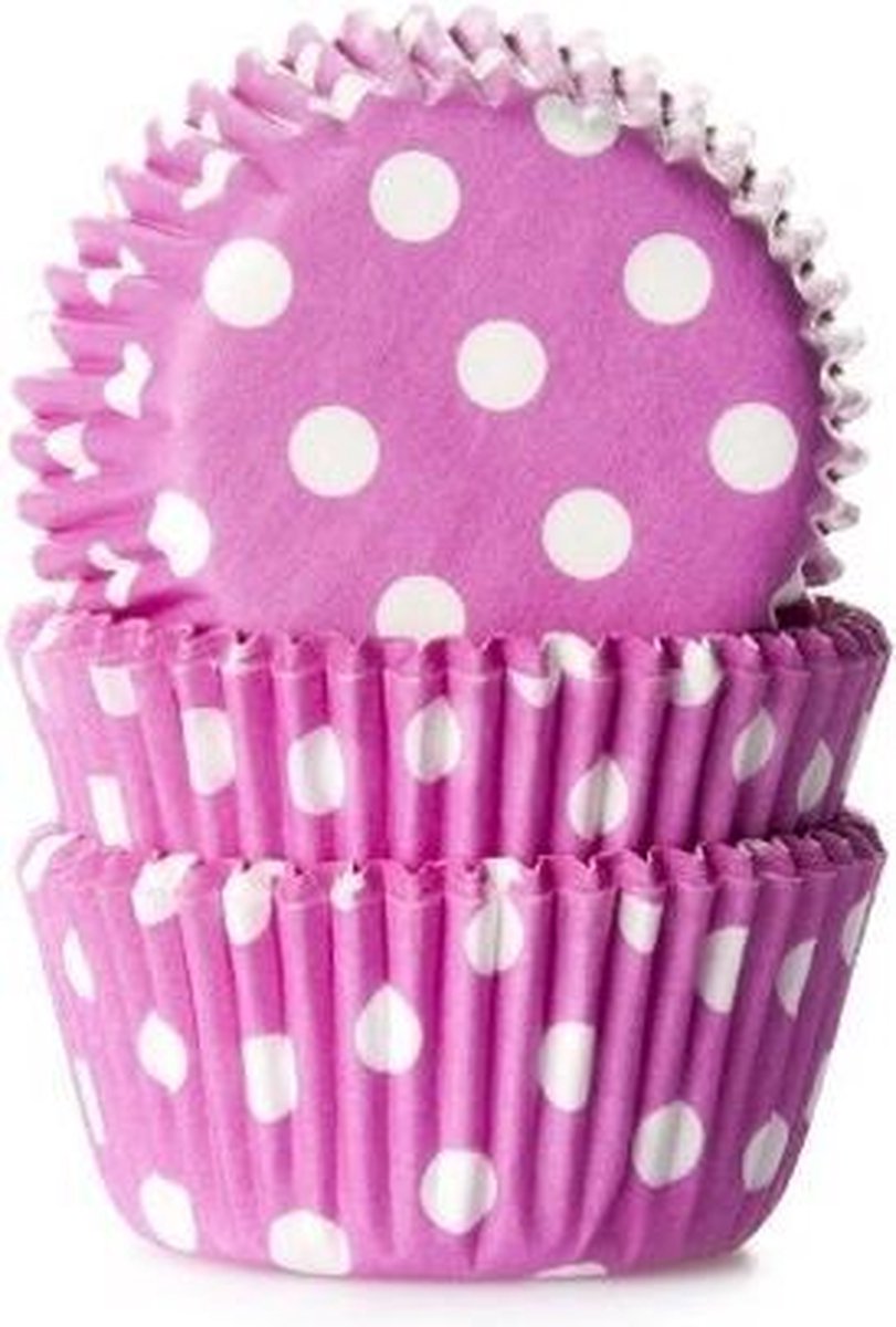 Caissettes à cupcake - Noir - 50 pces - HoM