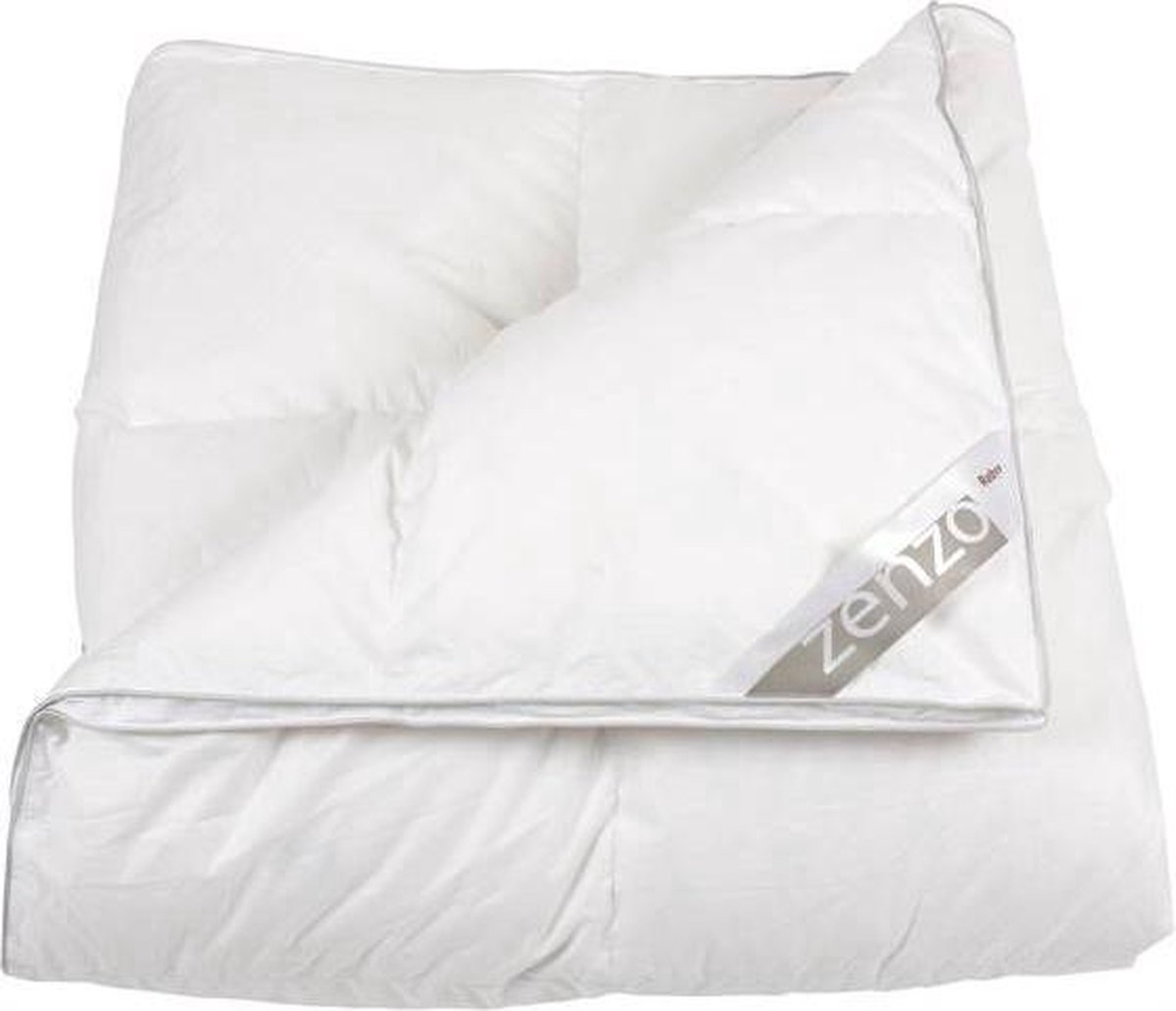 Zenzo Robyn - Dons - Winterdekbed - Eenpersoons - 140x220 cm - Wit