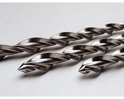 Spiraalanker 8 mm x 1m RVS set van 10 stuks