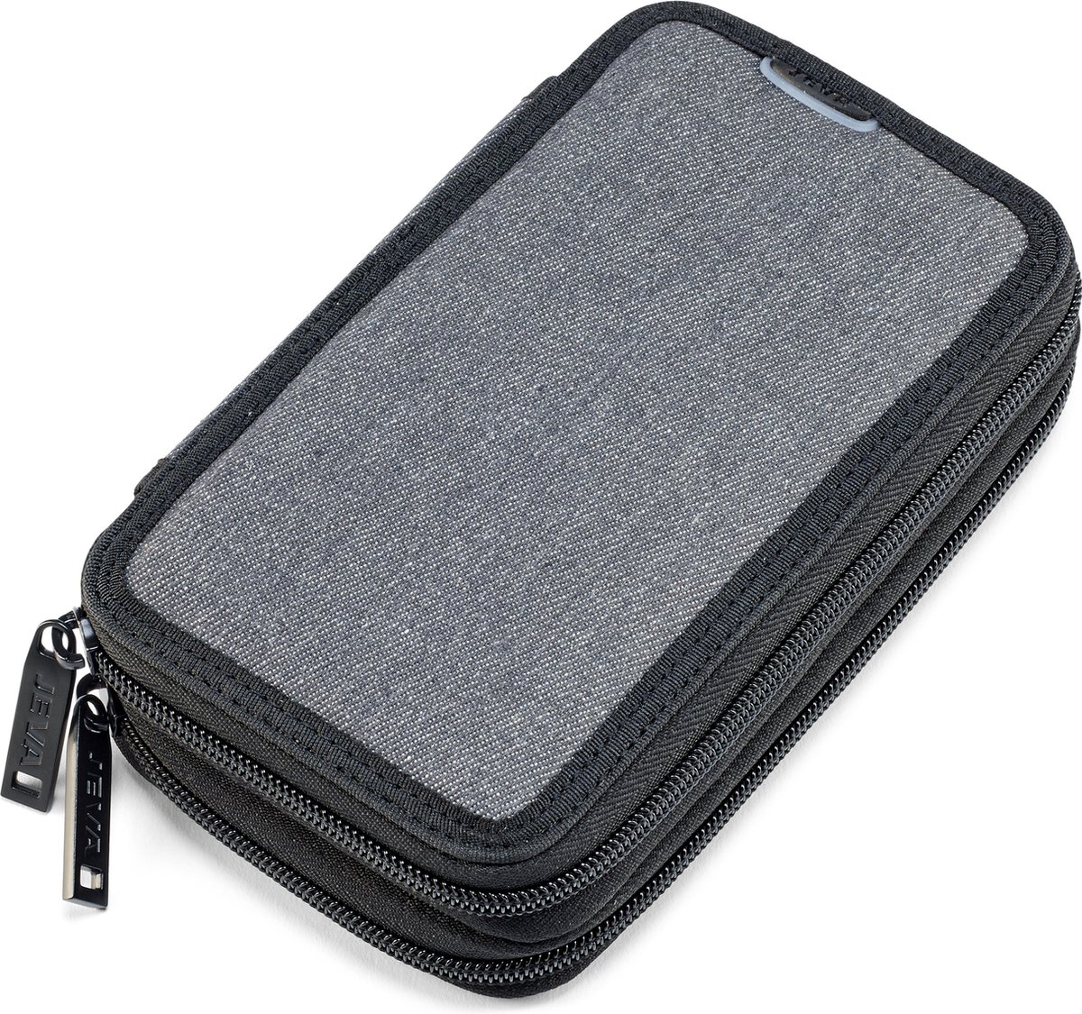 Gevulde etui Twozip Denim