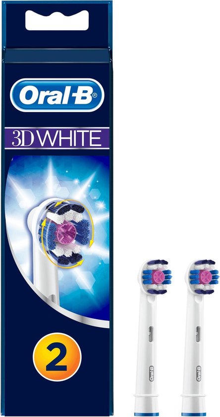 Oral-B 3D White Opzetborstels - 2 stuks | bol.com