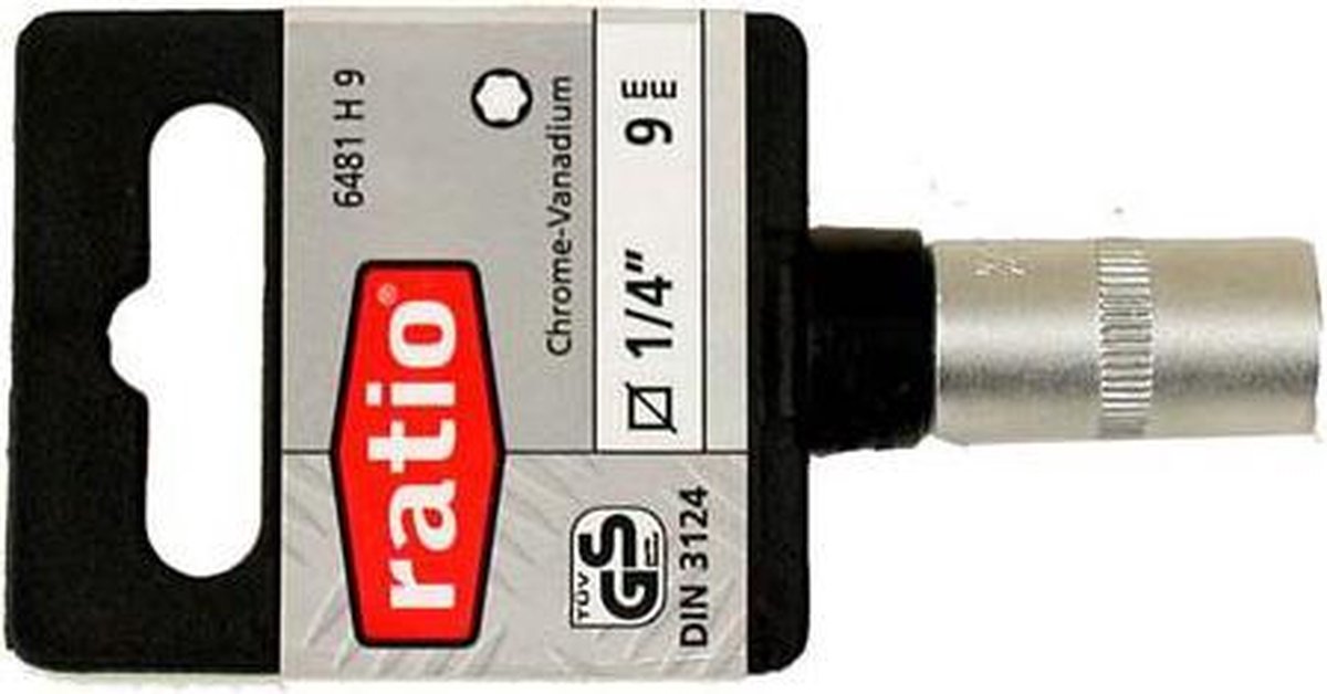 Ratio Dopsleutelbit 1/4 inch 10mm 6 kant