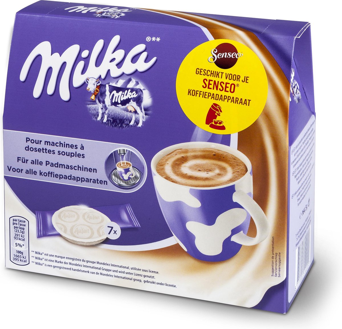 Senseo Milka Chocopads - 6 x 7 dosettes - chocolat chaud - pour votre  machine Senseo®