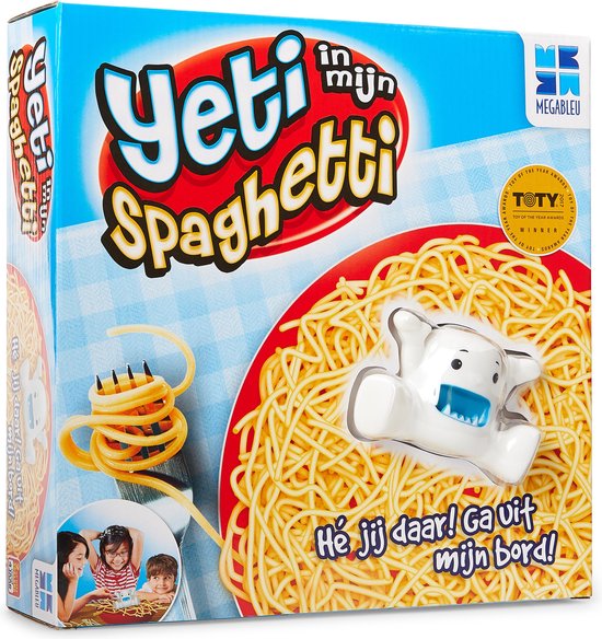 Yeti in mijn Spaghetti - Familiespel - Gezelschapsspel voor kinderen - Houd de yeti op de spaghetti!