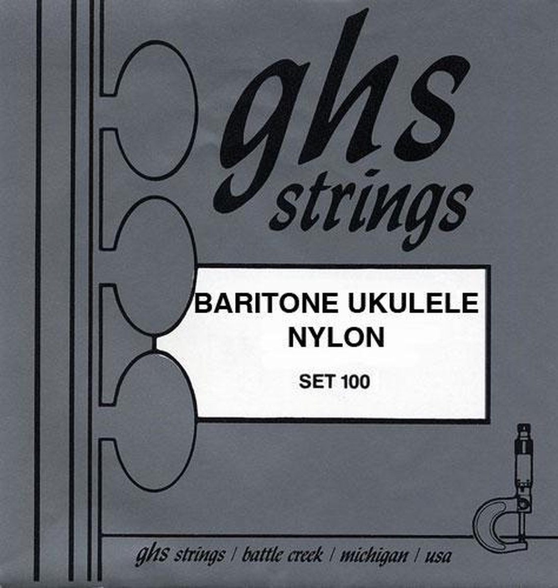 GHS 100 Set Baritone Ukulele Strings ukelelesnaren