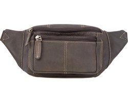 Visconti Leren Heuptas - buideltas - stijlvol heuptasje - Bruin (720 ob)