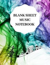 Blank Sheet Music Notebook