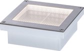 Paulmann LED Verzonken Box Aron Metaal/Kunststof 0.7W 12lm - 830 Warm Wit | Solar - 100x100mm - Bewegings- en lichtsensor