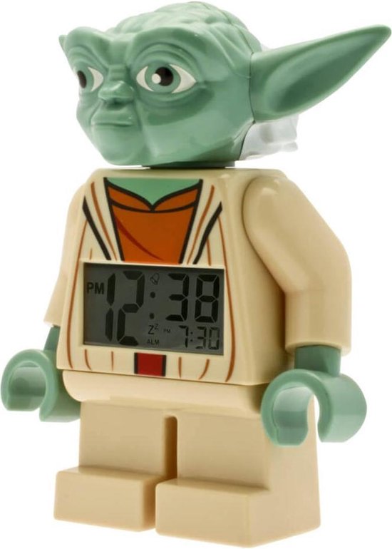 schuintrekken Vierde Spookachtig LEGO Star Wars Yoda Wekker | bol.com