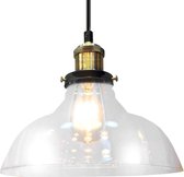 V-TAC Vintage Glass - Hanglamp - Halfrond - 1 Lichts - Ø25cm