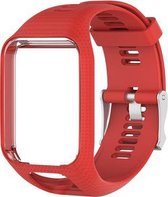 ZPC Cgear Siliconen bandje - TomTom Runner/Spark modellen - Rood