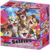 Prime3D - Prime 3D Puzzel Selfie Katten 48 st