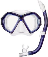 ReefTourer Snorkelmasker Duikbril Snorkelset RC-0107- donker blauw