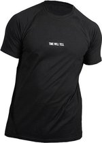 Bodybuilding T-Shirt Mannen Zwart - Time will Tell - Pursue Fitness