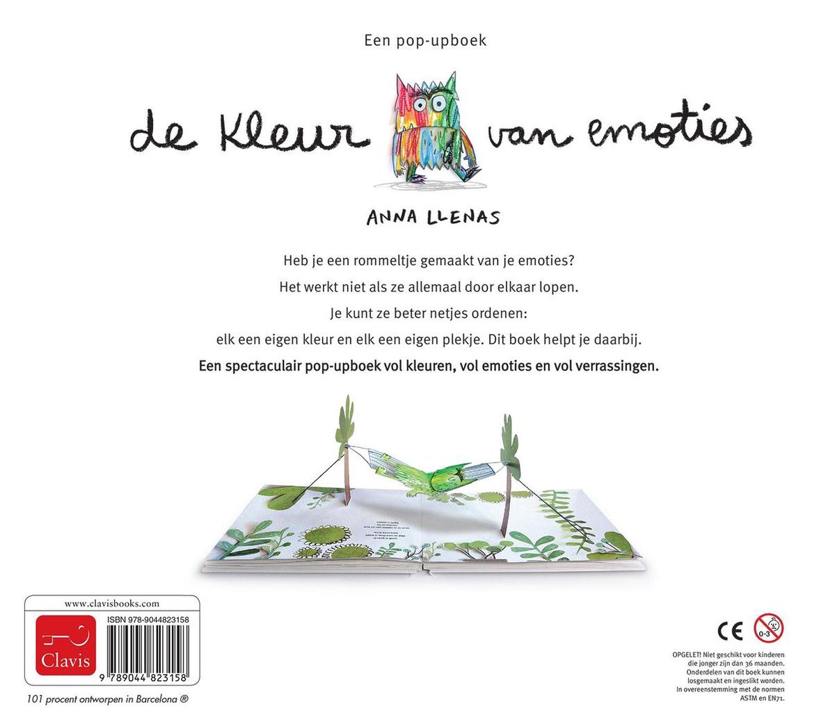 De kleur van emoties - back cover