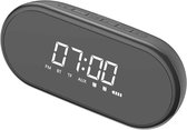 BASEUS Wireless Alarm Clock Bluetooth Speaker - Zwart