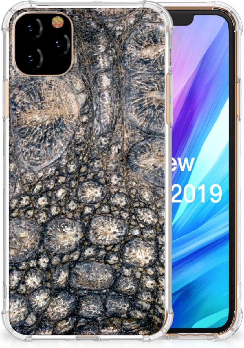 Apple iPhone 11 Pro Max Case Anti-shock Krokodillenprint