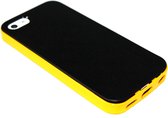 Rubber hoesje geel Geschikt voor iPhone 5C