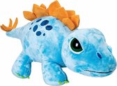 Jumbo dino knuffel Stegosaurus blauw 65 cm
