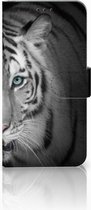 Cuir PU Portefeuille pour Huawei P30 Lite (2020) Coque Tigre