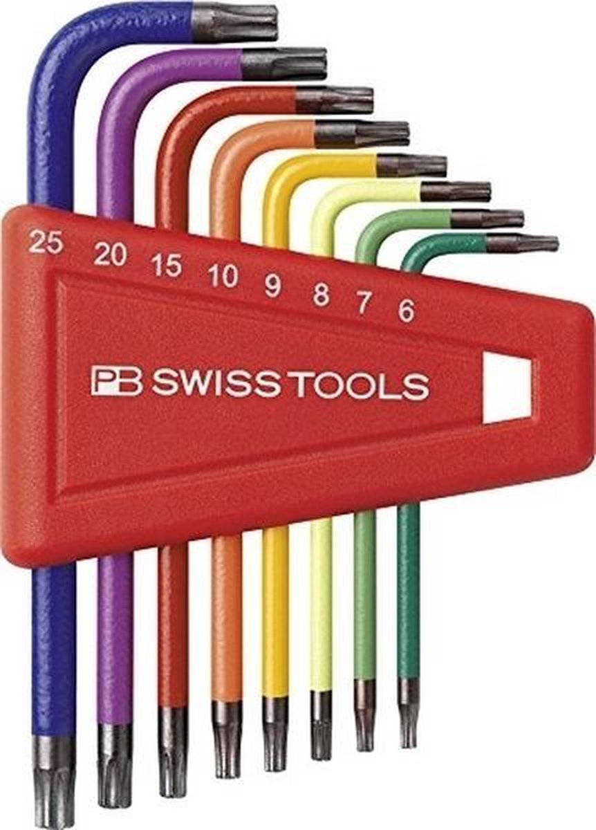 PB Swiss Tools RainBow Inbussleutelset