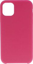 Shop4 - iPhone 11 Pro Hoesje - Zachte Back Case Mat Roze