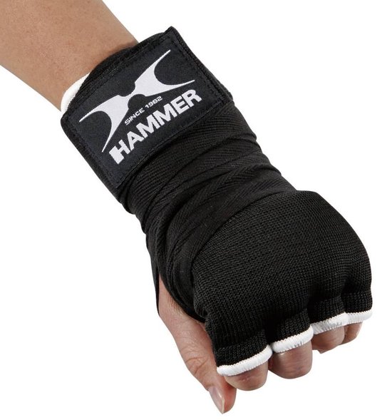 atmosfeer Vertrouwelijk antiek Hammer Boxing BINNENHANDSCHOEN Elastic Fit - zwart | bol.com