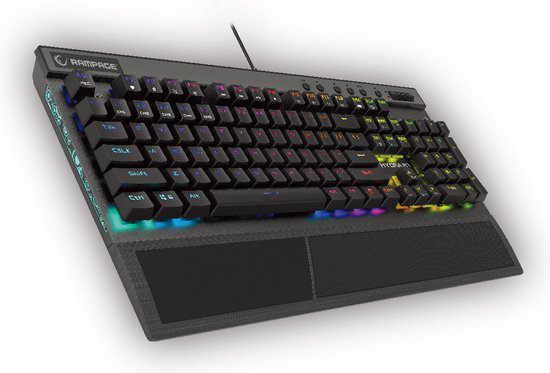 Mars Gaming MK320 Teclado Híbrido RGB Negro Portugués