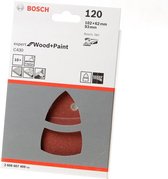 Bosch - 10-delige schuurbladset 102 x 62, 93 mm, 120