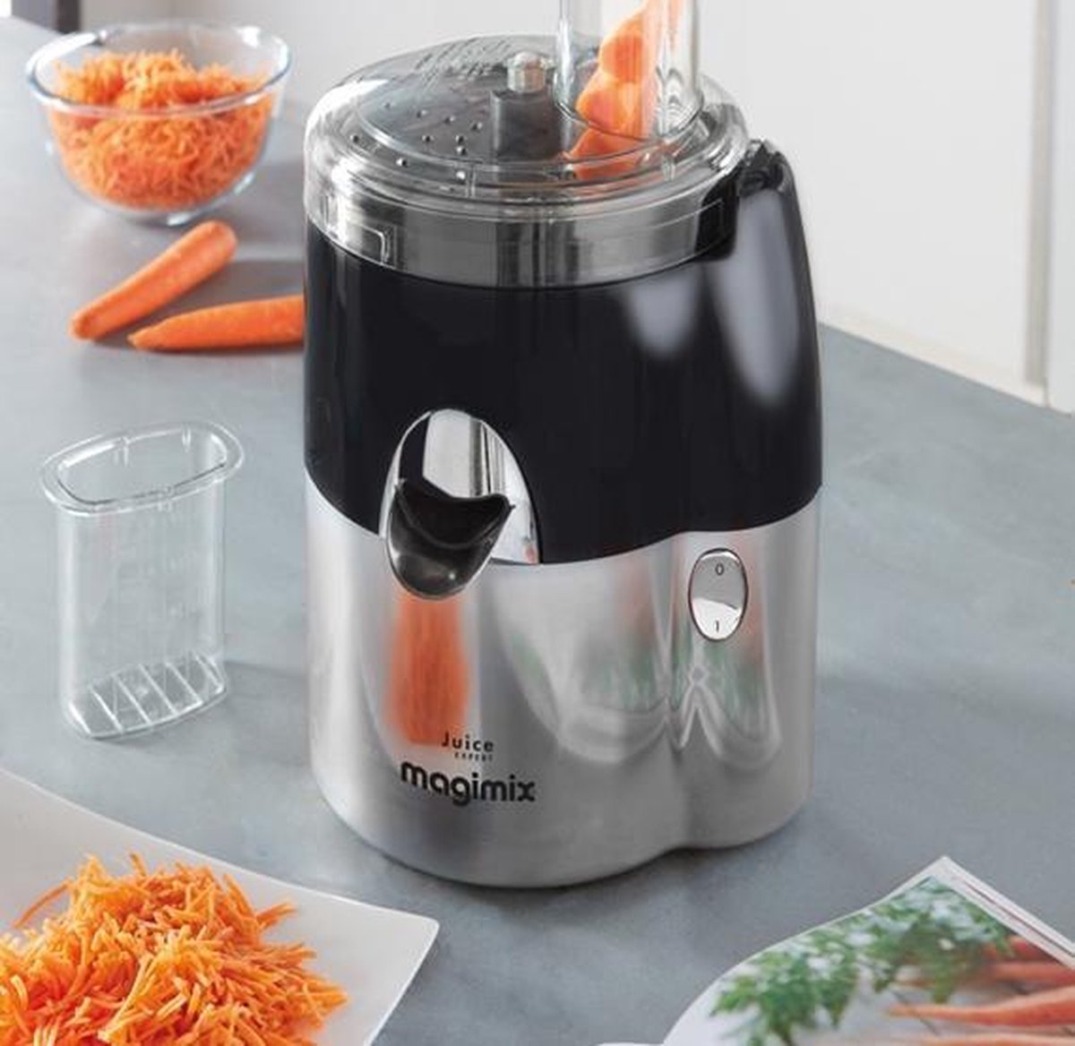 Magimix Juice Expert 4 400W Zwart, Chroom