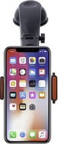 Shop4 - iPhone X Autohouder 3 in 1 Dashboard en Ventilatiehouder Zwart