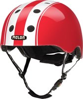 Melon Fresh Strip Tease Double - Fietshelm - Maat XXS/S (46-52 cm) - Wit/Rood