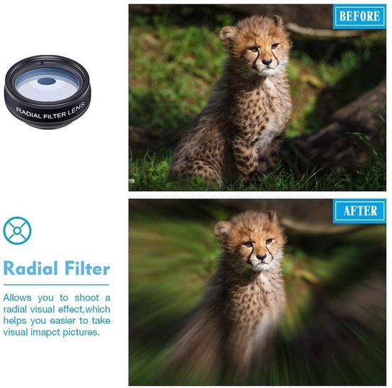 APEX Series 10 in 1 HD Telefoon Camera Lens Kit