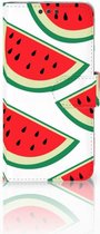 Microsoft Lumia 650 Uniek Wallet Book Case Hoesje Watermelons