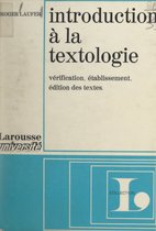 Introduction à la textologie