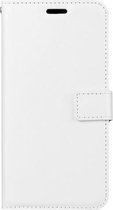 Bookcase Geschikt voor: Samsung Galaxy J7 2017 - Wit - portemonee hoesje