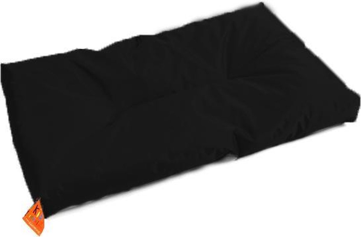 KidZ ImpulZ Groot Aankleedkussen XXL 90x50 cm - 10 cm dik - Gevuld met korrels - Zwart