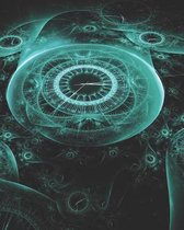 2019-2020 Academic Planner Weekly and Monthly Time Clock Fractal