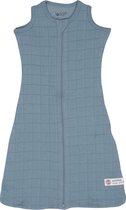Lodger Baby slaapzak - Hopper Solid - Blauw - Mouwloos - 50/62