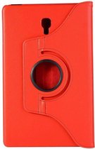 H.K. Draaibaar/Boekhoesje hoesje rood geschikt voor Samsung Galaxy tab A 2018 10.5 inch T590 + Glasfolie